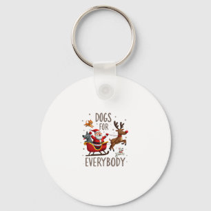 Llavero Perros para todos Santa divertido Navidad Xmas (1)
