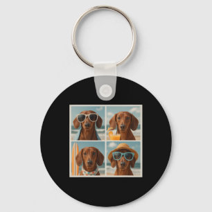 Llavero Perros salchicha geniales gafas de sol perros lind