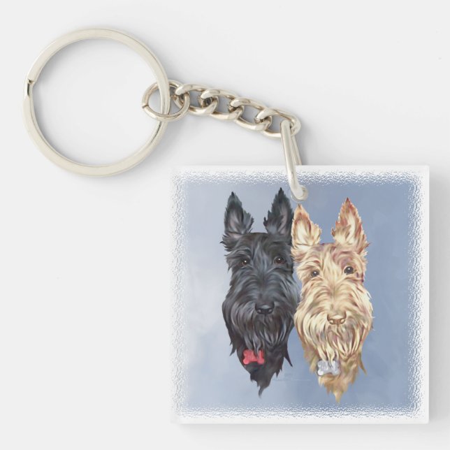 Llavero Perros Scottie (Frente)