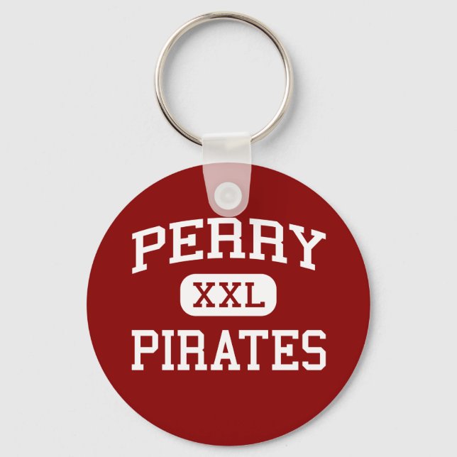 Llavero Perry - Piratas - Perry Middle School - Perry Ohio (Anverso)