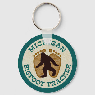 Llavero Perseguidor de Michigan Bigfoot