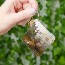 Llavero "Perseverance The Elk" Cabin