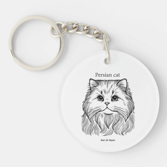 Llavero Persian Cat Portrait (Frente)