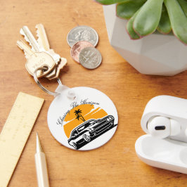 Llavero Persiguiendo el horizonte de verano de los vehícul