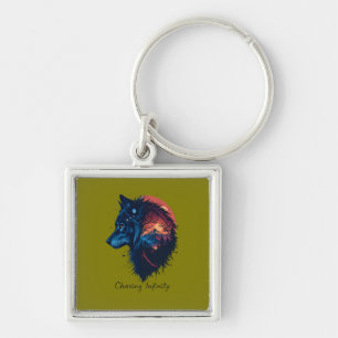 Llavero Persiguiendo la cadena de teclas infinito