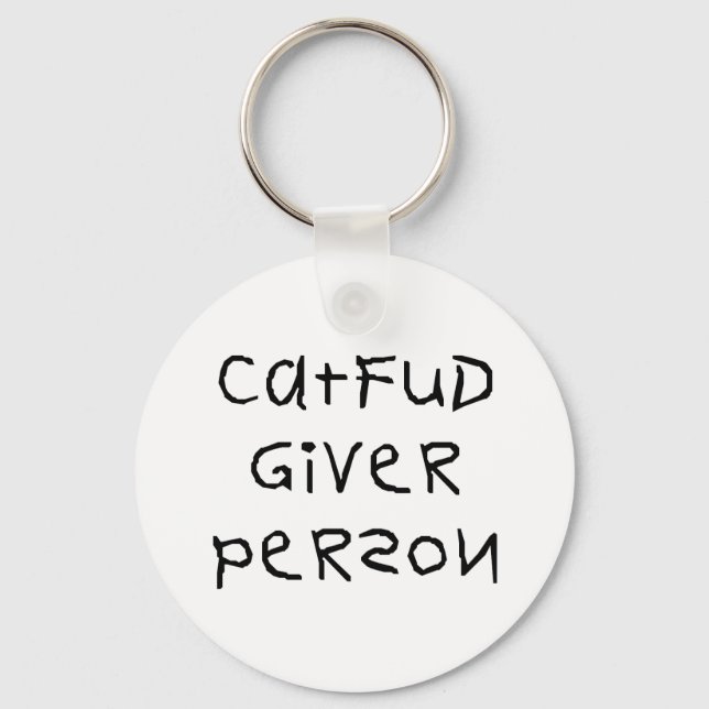 Llavero Persona de Cat Fud Giver (Anverso)