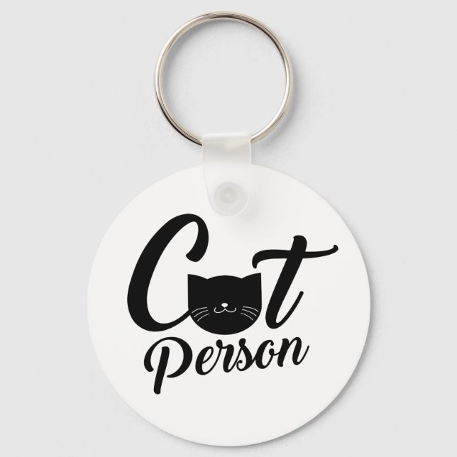 Llavero Persona del gato (Anverso)