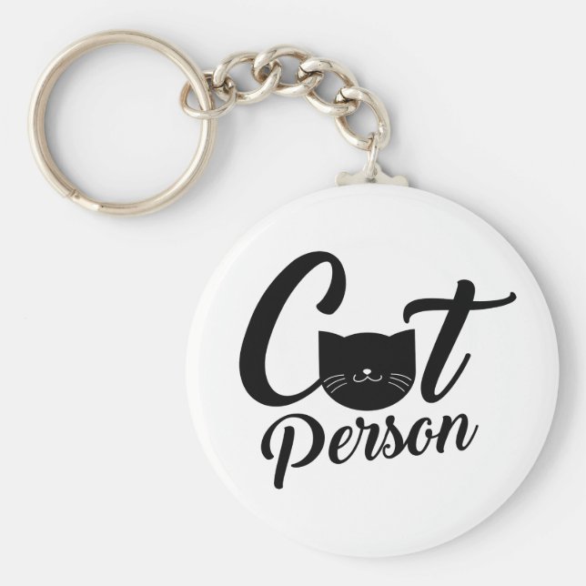 Llavero Persona del gato (Frente)