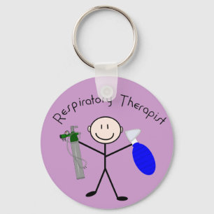 Llavero Persona del palillo del terapeuta respiratorio
