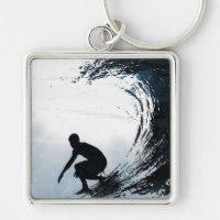 Persona que practica surf grande de la onda