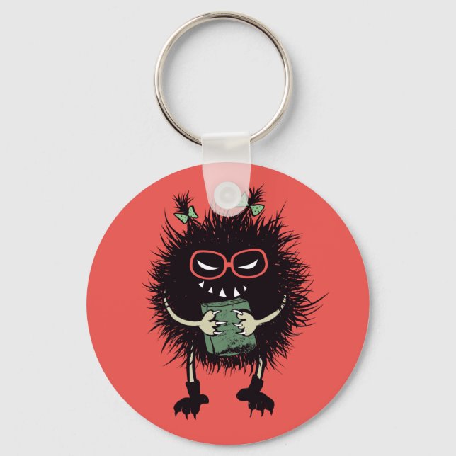 Llavero Personaje de amante del libro malvado - Edgy Readi (Anverso)