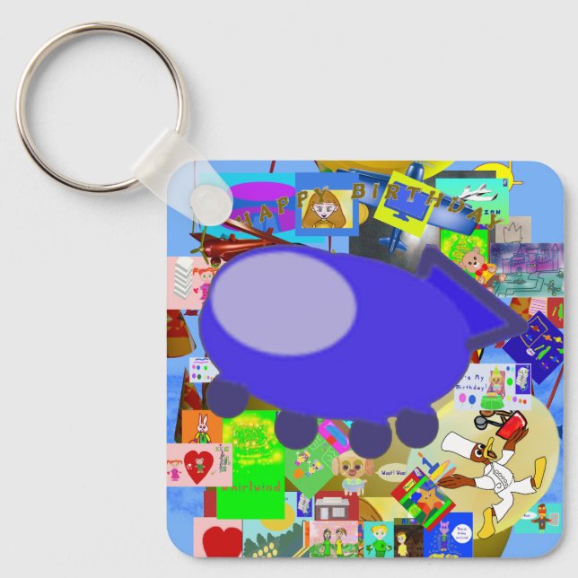 Llavero Personajes de dibujos animados de moda de moda de  (Anverso)