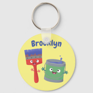 Llavero Personajes de pincel y dibujos animados