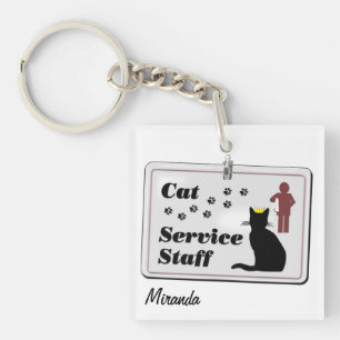 Llavero Personal del Servicio de Cat (personalizable)
