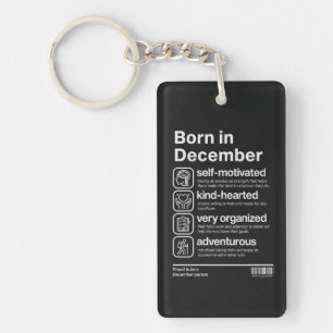 Llavero Personalidad de Nacido en Diciembre