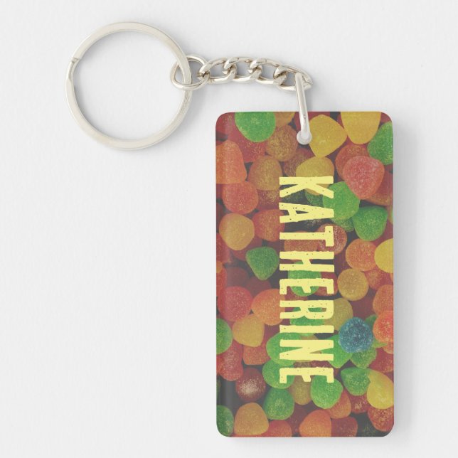 Llavero Personalised Gumdrops Candy Quirky (Frente)