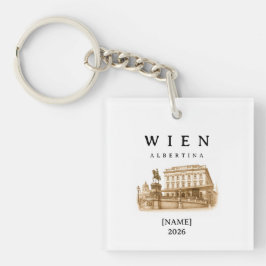 Llavero Personalisierte Wien Albertina | Name & Jahr