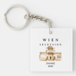 Llavero Personalisierte Wien Secession | Name & Jahr