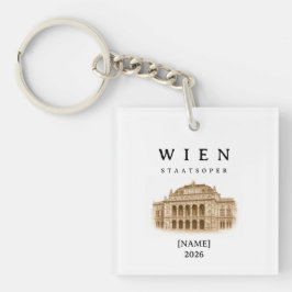 Llavero Personalisierte Wien Staatsoper | Name & Jahr
