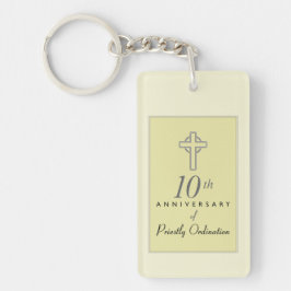 Llavero Personaliza, 10º Aniversario de Sacerdote con reli
