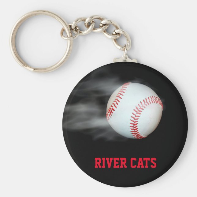 Llavero Personaliza al jugador del equipo de béisbol Pitch (Frente)