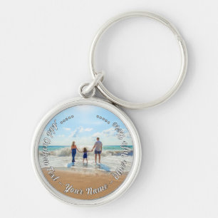 Llavero Personaliza tu cadena de fotos con texto Personali
