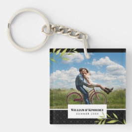 Llavero Personaliza tu foto con Laurel y Damask