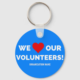Llavero Personalizable Amamos A Nuestros Voluntarios