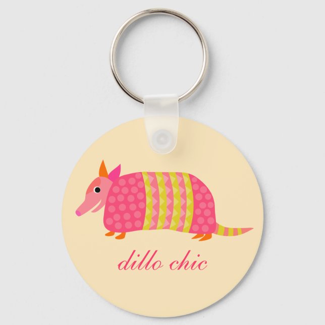 Llavero Personalizable Armadillo Keychain (Anverso)