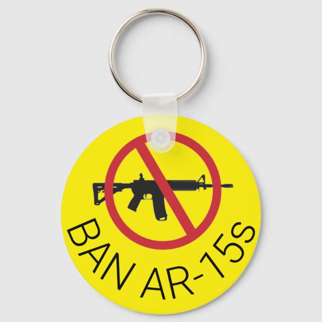 Llavero Personalizable Ban AR-15 (Anverso)