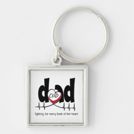 Llavero PERSONALIZABLE CHD Heart Dad