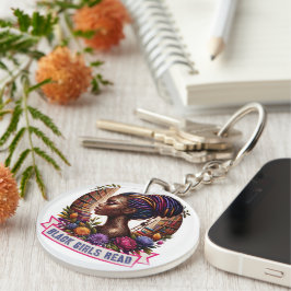 Llavero personalizable con logotipo de Black Girls