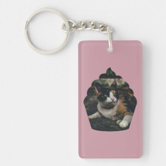Llavero Personalizable Cupcake Pet Owner Keychain