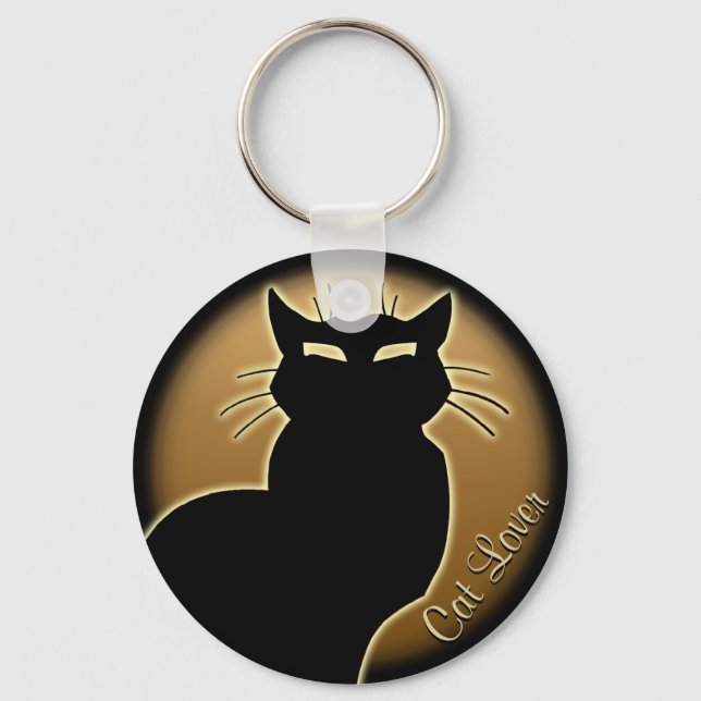 Llavero Personalizable de las cadenas de gatos de la caden (Anverso)