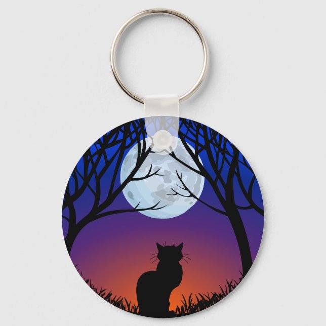Llavero Personalizable de las cadenas de gatos de la caden (Anverso)