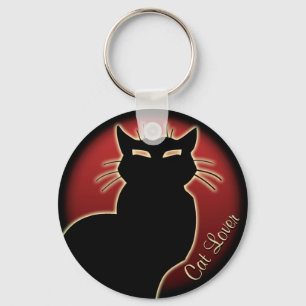 Llavero Personalizable de las cadenas de gatos de la caden