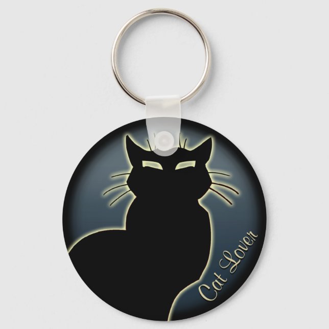 Llavero Personalizable de las cadenas de gatos de la caden (Anverso)
