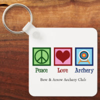 Personalizable de tiro con arco de amor por la paz