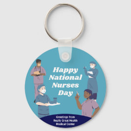 Llavero Personalizable del Día Nacional de Enfermeras