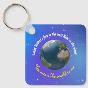 Llavero Personalizable Día de la Madre novedad Tierra