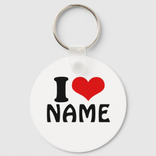 Llavero Personalizable Día de San Valentín Amo Personaliza