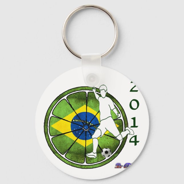 Llavero Personalizable GIFTS DE BRASIL SOCCER 2014 (Anverso)