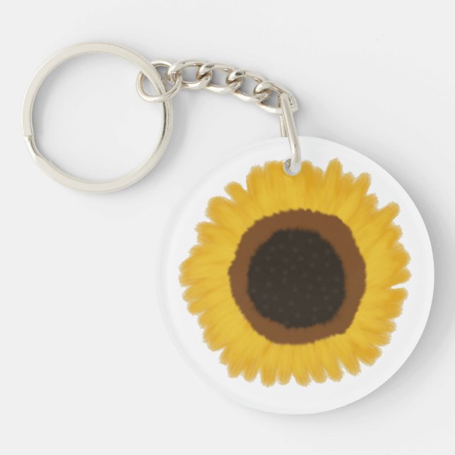 Llavero Personalizable Girasol (Frente)