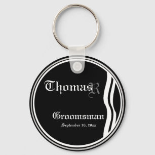 Llavero Personalizable Groomsman Keepsake Keychain