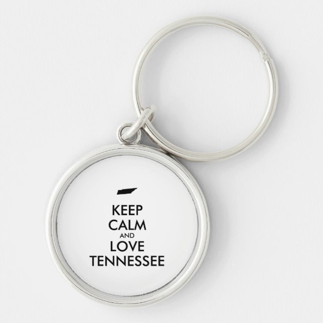 Llavero Personalizable MANTENER CALMA Y AMAR A TENNESSEE (Frente)