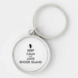 Llavero Personalizable MANTENER LA CALMA Y AMAR LA ISLA RH