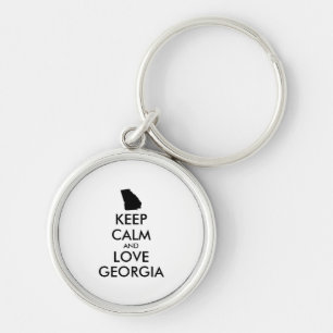 Llavero Personalizable MANTENGA CALMA Y AME A GEORGIA
