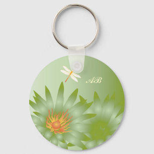 Llavero Personalizable: Margaritas verdes