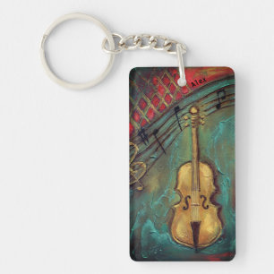 Llavero Personalizable Mello Cello, cadena keychain doble