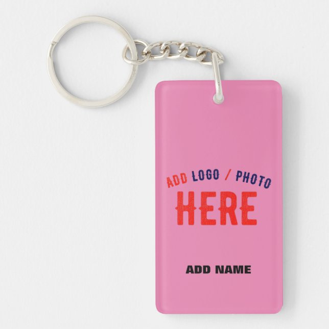 LLAVERO PERSONALIZABLE MODERNO ESTILO ROSA VERIFICADA MARC (Frente)